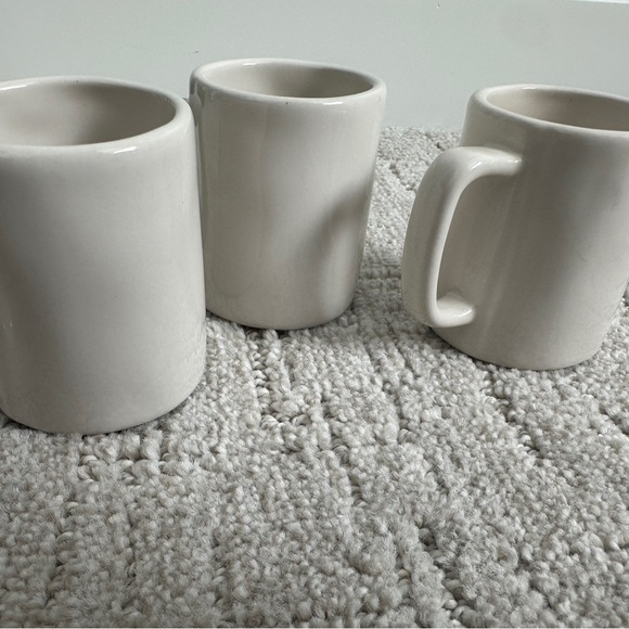 Rae Dunn Cream Mini Mugs Set - Gulp, Slurp, Sip - Picture 4 of 4